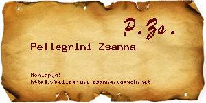 Pellegrini Zsanna névjegykártya